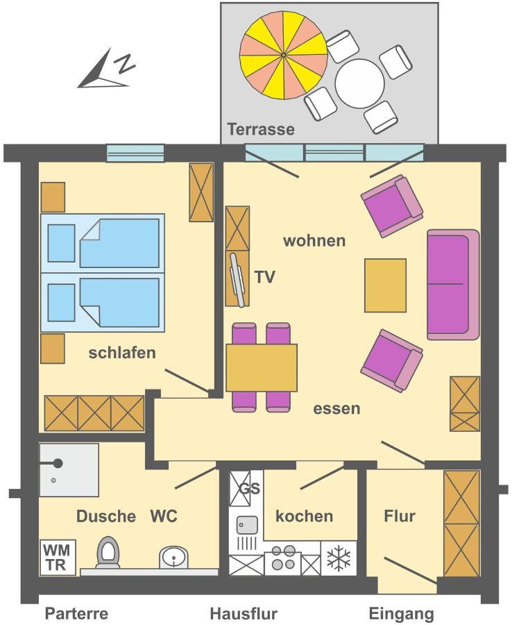 Ferienpark Freesenbruch Wohnung 4 2 - Ostseeperle Zingst Extérieur photo